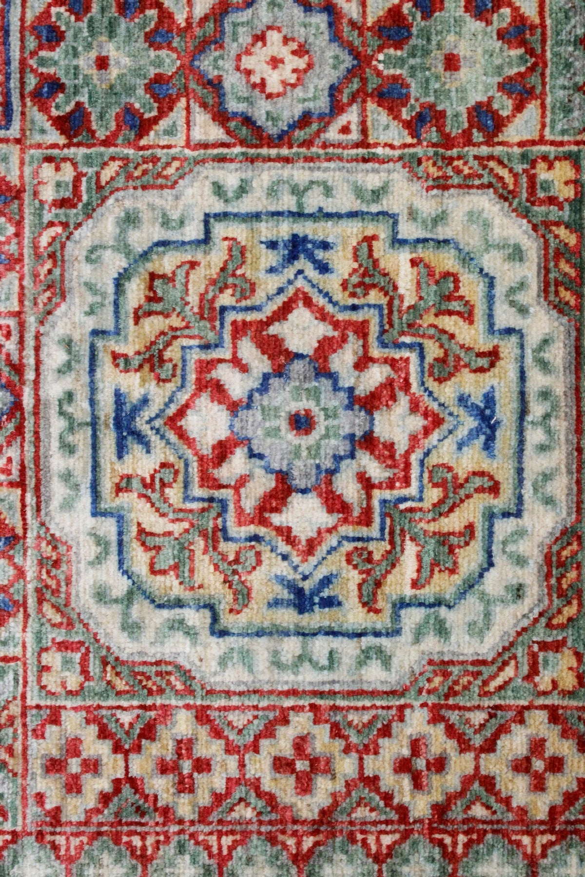 8x10 Red and Green Turkish Tribal Rug