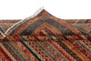 6x8 Multicolor and Gray Turkish Tribal Rug