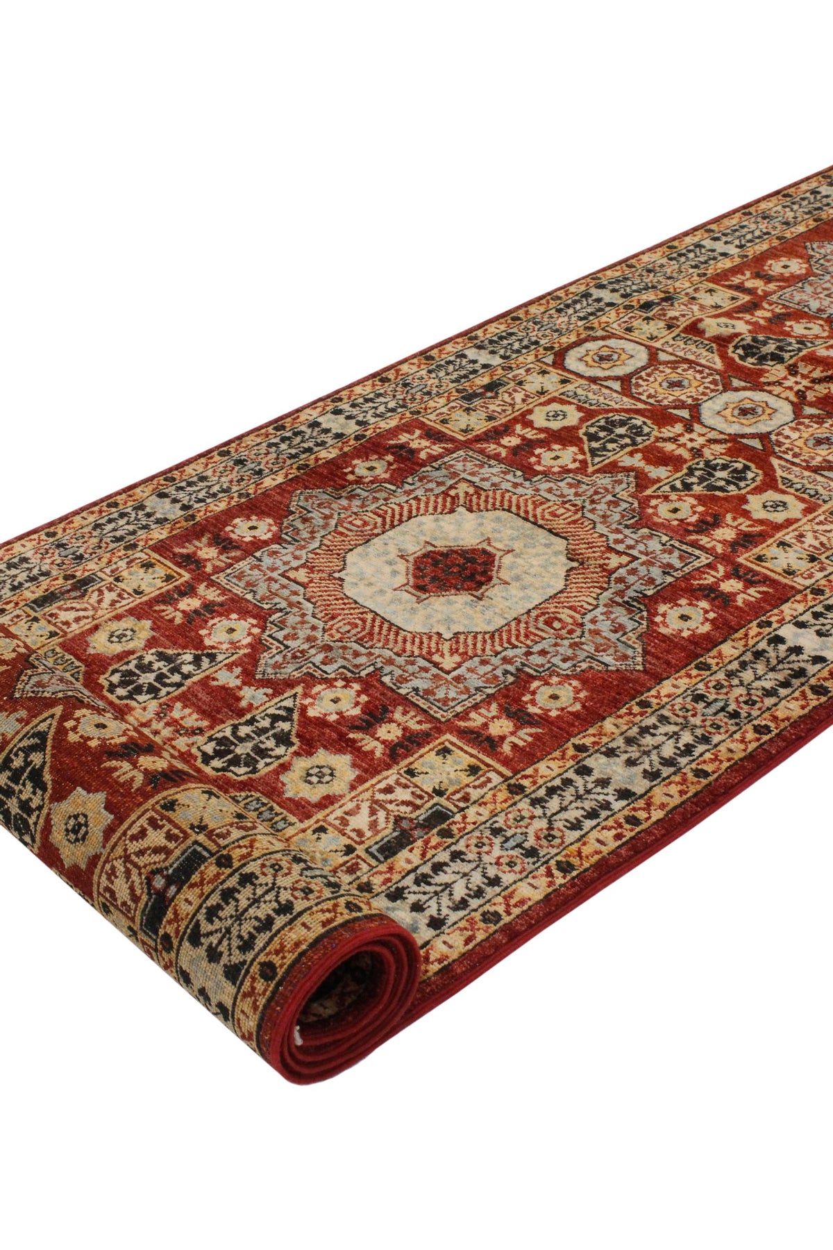 3x10 Red and Black Turkish Tribal Runner