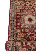 3x10 Red and Black Turkish Tribal Runner