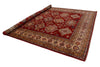 9x12 Red and Ivory Kazak Tribal Rug