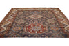 9x13 Gray and Ivory Kazak Tribal Rug