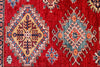 8x12 Red and Green Kazak Tribal Rug