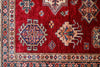 7x10 Red and Ivory Kazak Tribal Rug