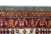 Vintage Handmade 6x8 Gray and Ivory Anatolian Caucasian Tribal Distressed Area Rug