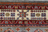 Vintage Handmade 6x8 Gray and Ivory Anatolian Caucasian Tribal Distressed Area Rug