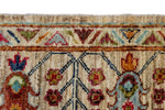 6x8 Brown and Multicolor Turkish Tribal Rug