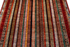 5x6 Multicolor and Red Turkish Tribal Rug