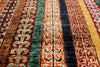 5x6 Multicolor and Red Turkish Tribal Rug