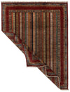 5x6 Multicolor and Red Turkish Tribal Rug