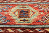 9x12 Multicolor and Red Green Tribal Rug