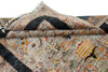 4x6 Gray and Multicolor Turkish Tribal Rug