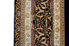 6x8 Navy and Multicolor Turkish Silk Rug