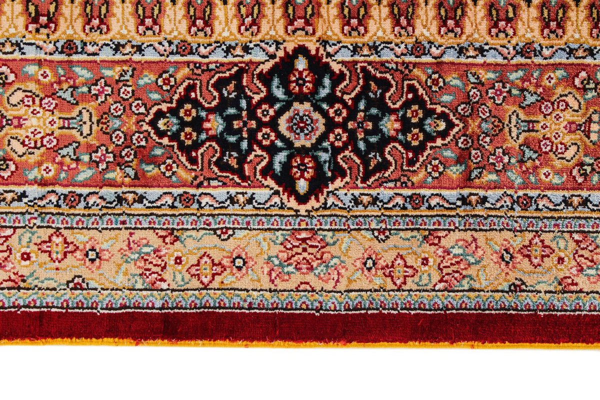 4x6 Red Turkish Silk Rug