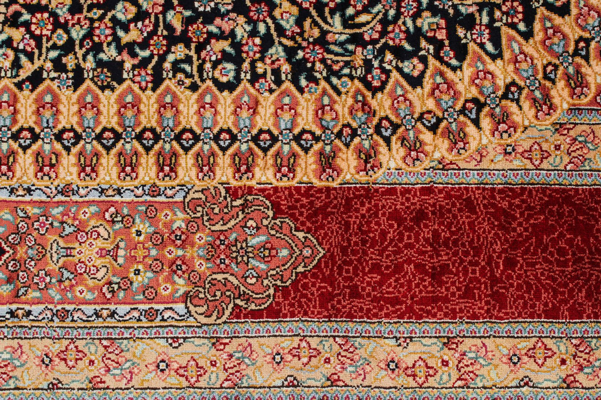 4x6 Red Turkish Silk Rug
