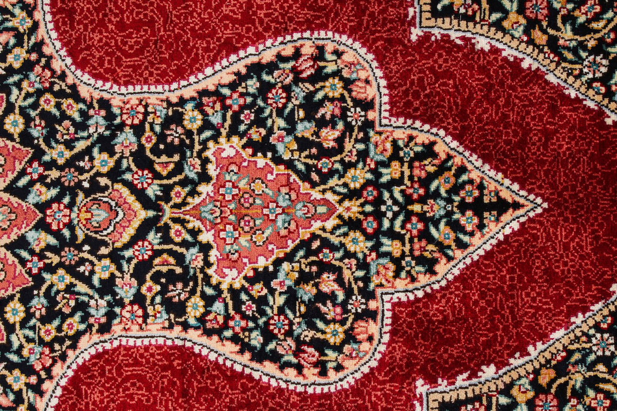 4x6 Red Turkish Silk Rug