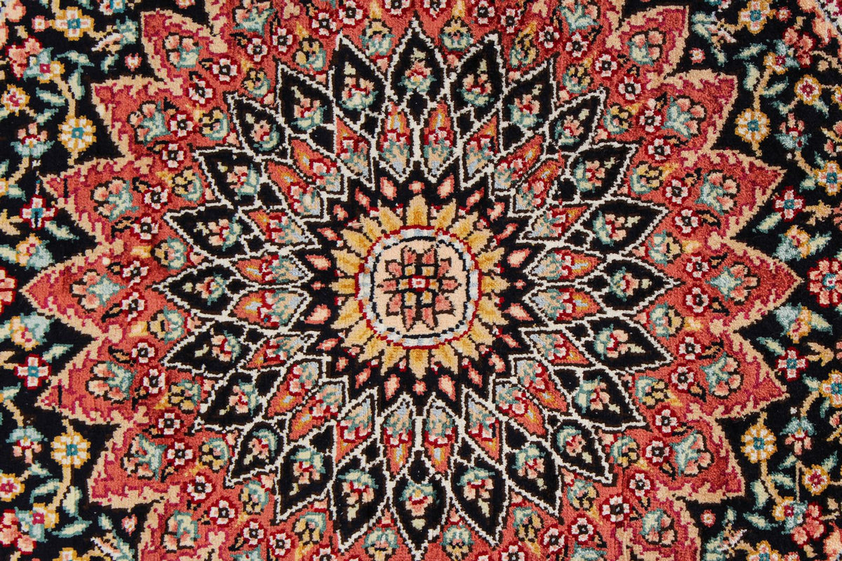 4x6 Red Turkish Silk Rug