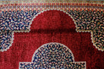 8x11 Red Turkish Silk Rug