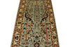 3x10 Blue and Ivory Turkish Tribal Runner