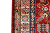 3x10 Red and Ivory Kazak Tribal Runner