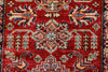 3x10 Red and Ivory Kazak Tribal Runner