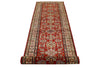 3x10 Red and Ivory Kazak Tribal Runner