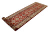 3x10 Red and Ivory Kazak Tribal Runner