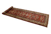 3x10 Red and Ivory Kazak Tribal Runner