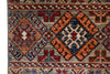 Vintage Handmade 3x10 Gray and Multicolor Anatolian Caucasian Tribal Distressed Area Runner