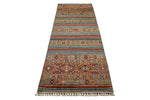 3x10 Gray and Multicolor Tribal Runner