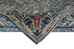 9x12 Blue and Beige Anatolian Traditional Rug