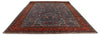 10x14 Blue and Rust Anatolian Traditional Rug