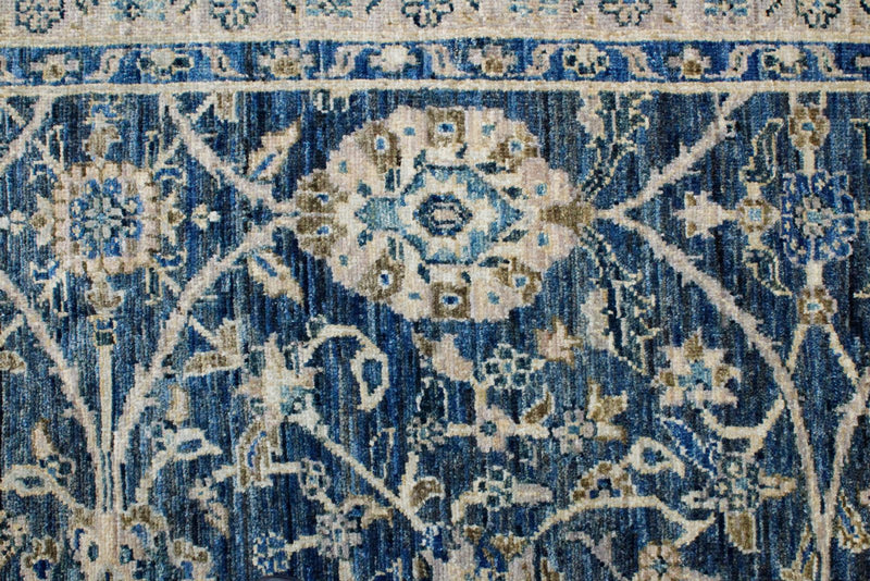 8x10 Navy Anatolian Traditional Rug