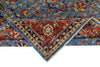 9x12 Blue and Rust Traditional Rug