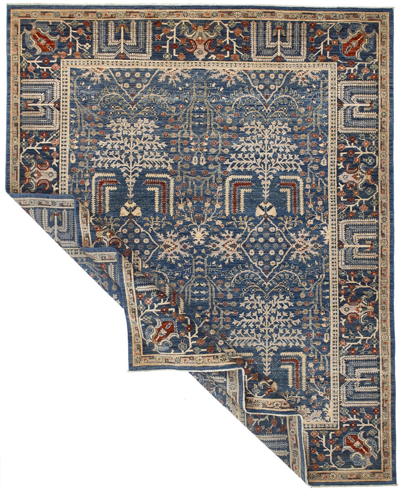 8x10 Blue Anatolian Traditional Rug