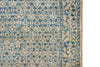 3x8 Ivory and Blue Traditional Runner