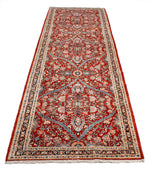 3x10 Red and Navy Anatolian Traditional Runner