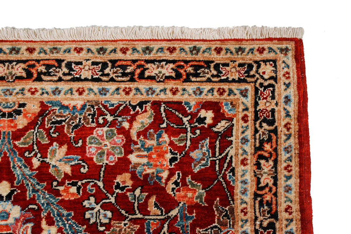 3x10 Red and Navy Anatolian Traditional Runner