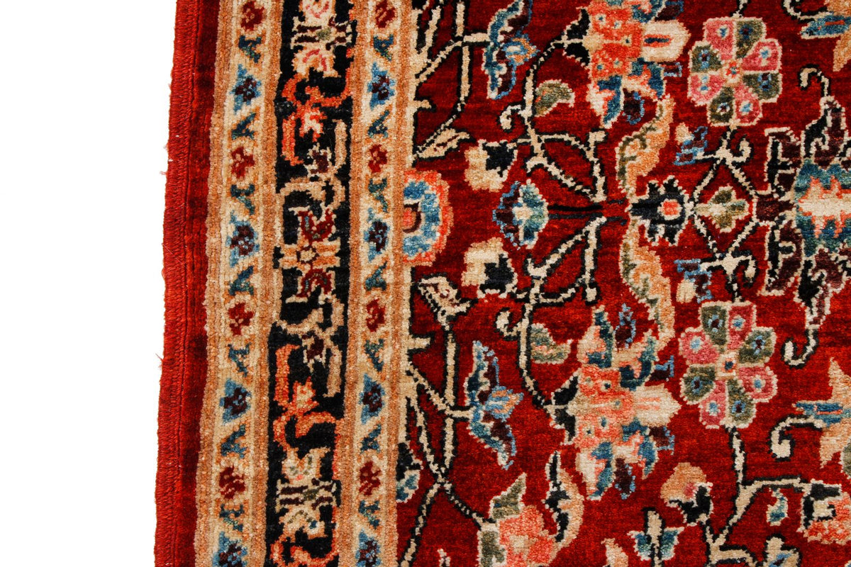 3x10 Red and Navy Anatolian Traditional Runner