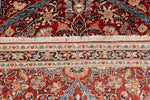 3x10 Red and Navy Anatolian Traditional Runner