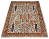 3x5 Blue and Navy Traditional Rug