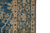 4x6 Blue and Green Traditional Rug