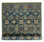 4x6 Blue and Multicolor Anatolian Traditional Rug