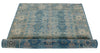 4x6 Blue and Beige Traditional Rug