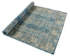 4x6 Blue and Beige Traditional Rug