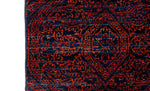 4x6 Navy and Red Anatolian Traditional Rug