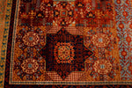 12x19 Rust and Green Anatolian Traditional Rug