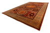 12x19 Rust and Green Anatolian Traditional Rug