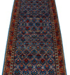 3x10 Blue and Red Traditional Runner