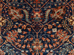 6x9 Navy and Blue Anatolian Traditional Rug